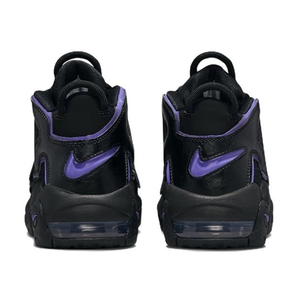 Nike Air More Uptempo Black Purple DX5954-001 Boys Girls Women GS Size 4Y-7Y NWB - Picture 5 of 6